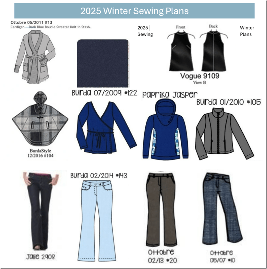 New Year, New Beginnings: 2025 Sewing Projects